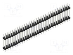 Connector: pin strips; pin header; male; PIN: 76; 2mm; THT; 2x38
