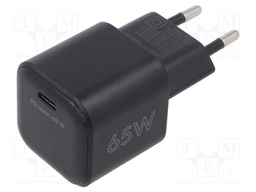 Power supply: switched-mode; plug; 65W; Plug: EU; Usup: 110÷240VAC