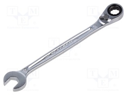 Wrench; combination spanner,with ratchet; 10mm; L: 158mm; satin