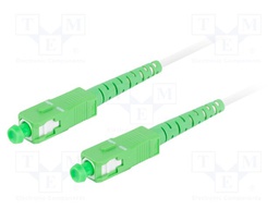 Fiber patch cord; SC/APC,both sides; 35m; 9/125um; LSZH; green