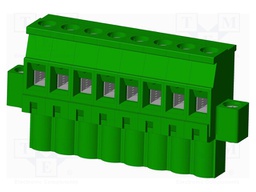 Connector: pluggable terminal block; plug; female; angled 90°