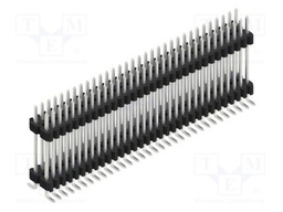 Connector: pin strips; pin header; male; PIN: 64; 1.27mm; SMT; 2x32