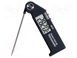 Meter: temperature; LCD; -50÷300°C; Accur: ±1°C; 0,1°C; 154x50x20mm