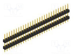 Connector: pin strips; pin header; male; PIN: 28; 2.54mm; THT; 1x28