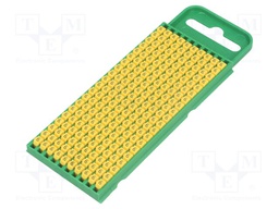 Markers for cables and wires; Label symbol: 6; 0.8÷2.2mm; yellow