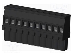 Connector: pluggable terminal block; plug; female; angled 90°