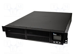 Power supply: UPS; 2.7kW; 3kVA; Uin: 176÷280V; 440x533x89mm; 9Ah