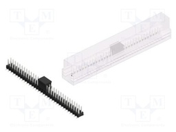 Connector: pin strips; pin header; male; PIN: 64; 2.54mm; SMT; 2x32