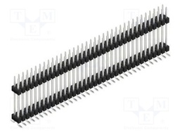 Connector: pin strips; pin header; male; PIN: 72; 2.54mm; SMT; 2x36