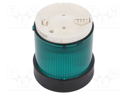 Signaller: lighting; continuous light; Colour: green; Usup: 24VDC