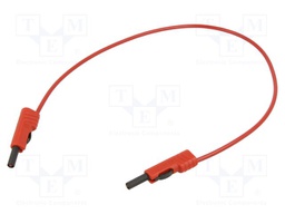 Test lead; 60VDC; 30VAC; 16A; insulated,with 4mm axial socket