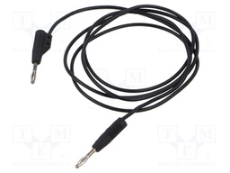 Test lead; 60VDC; 30VAC; 6A; banana plug with axial socket 2mm