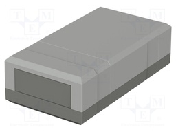 Enclosure: with panel; X: 82mm; Y: 150mm; Z: 45mm; ELEGANT; dark grey