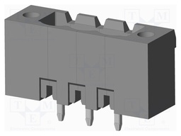 Connector: pluggable terminal block; socket; male; on PCBs