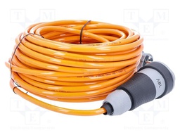 Extension lead; 3G1.5mm2; with flap; Sockets: 1; PUR; orange; 25m