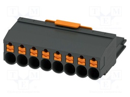 PCB connector, nominal cross section: 4 mm2, color: black, n