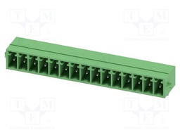 PCB headers, nominal cross section: 1.5 mm?, color: green, n