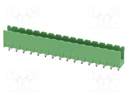 PCB headers, nominal cross section: 2.5 mm?, color: green, n
