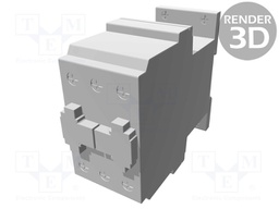 Contactor: 3-pole; NO x3; 220VDC; 38A; DIN; BF; screw terminals