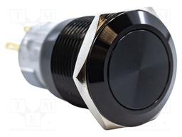 Switch: vandal resistant; DPDT; 2A/24VDC; IP67; ON-(ON); Ø19mm; PV4