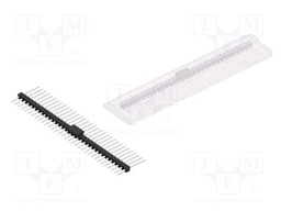 Connector: pin strips; pin header; male; PIN: 33; 2.54mm; SMT; 1x33