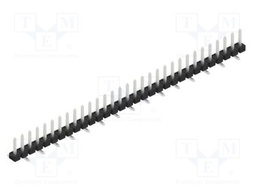 Connector: pin strips; pin header; male; PIN: 31; 2.54mm; SMT; 1x31