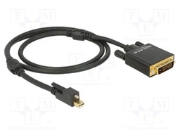 Cable; DVI-D (24+1) plug,mini DisplayPort plug; Len: 1m; black