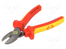 Pliers; insulated,side,cutting; for voltage works