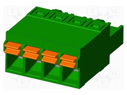 Connector: pluggable terminal block; plug; female; straight; 12A