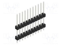 Connector: pin strips; pin header; male; PIN: 11; 2.54mm; THT; 1x11