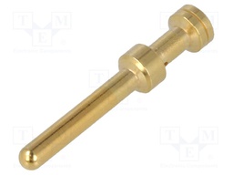 Contact; male; 0.75mm2; Han E; gold-plated; crimped; 16A; 500cycles