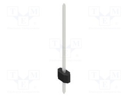 Connector: pin strips; pin header; male; PIN: 1; 1.27mm; THT; 1x1