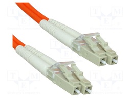 Cable: fiber patch cord; Insulation: PVC; 5m; Colour: orange