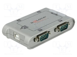USB to RS232 converter; D-Sub 9pin socket x4,USB B socket