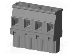 Connector: pluggable terminal block; plug; female; angled 90°