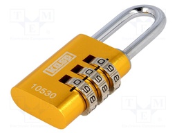 Padlock; Application: cabinets,bags,cases; A: 32mm; C: 5mm; B: 27mm