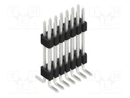 Connector: pin strips; pin header; male; PIN: 14; 1.27mm; SMT; 2x7