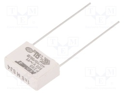 Capacitor: paper; Y1; 1.8nF; 500VAC; 15mm; ±20%; THT; Series: P295