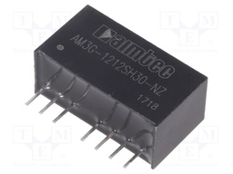 Converter: DC/DC; 3W; Uin: 9÷18V; 12VDC; Iout: 250mA; SIP8; 4.9g