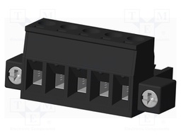 Connector: pluggable terminal block; plug; female; straight; 300V