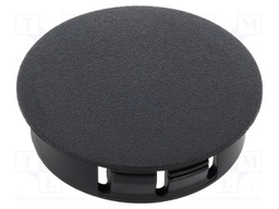 Accessories: stopper; H: 11.8mm; push-in,snap-fastener; black