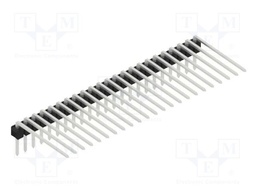 Connector: pin strips; pin header; male; PIN: 23; 2.54mm; THT; 1x23