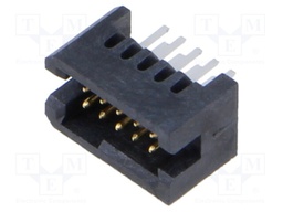 Connector: PCB to PCB; male; PIN: 10; 1.27mm; TFM; THT; socket; 3.7A