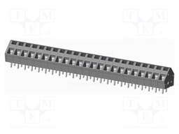 Connector: PCB terminal block; terminal; angled 45°; on PCBs
