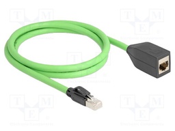 Extender Ethernet; SF/UTP; Cat: 6a; RJ45 socket,RJ45 plug; Cu; 1m