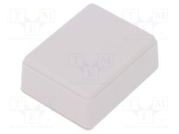 Enclosure: multipurpose; X: 40mm; Y: 50mm; Z: 20mm; polystyrene; grey