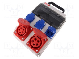 Electric switchboard; Mounting: portable; No.of mod: 10; IP54