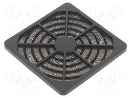 Filter; Ø80mm; plastic; 1set; black; Mounting: screw