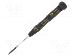 Screwdriver; Torx®; Size: TX05; precision,ESD; Blade length: 50mm