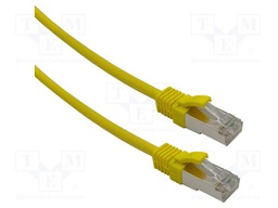 Patch cord; F/UTP; Cat: 6; RJ45 plug,both sides; stranded; Cu; 5m